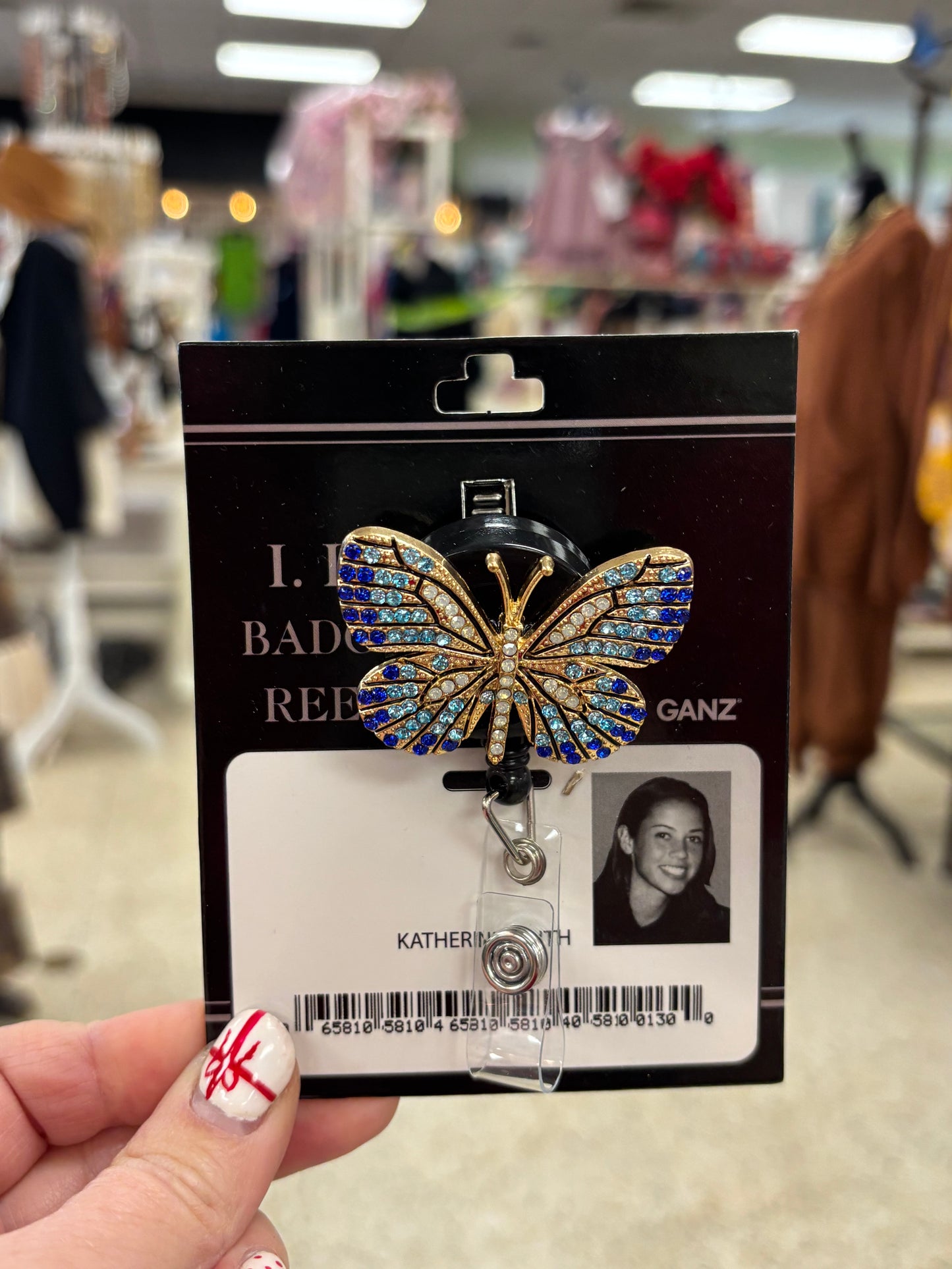 Rhinestone Badge Holders