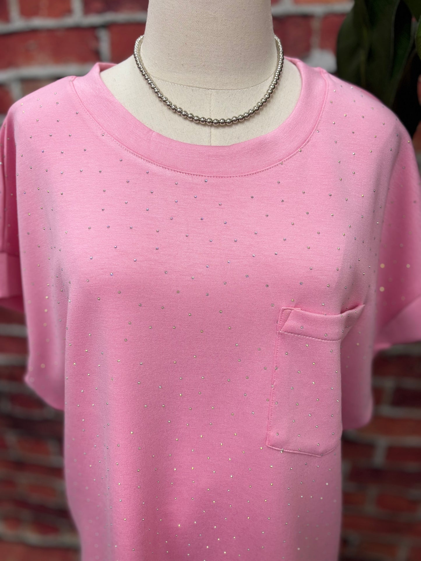 Sparkle Pink Lounge Top