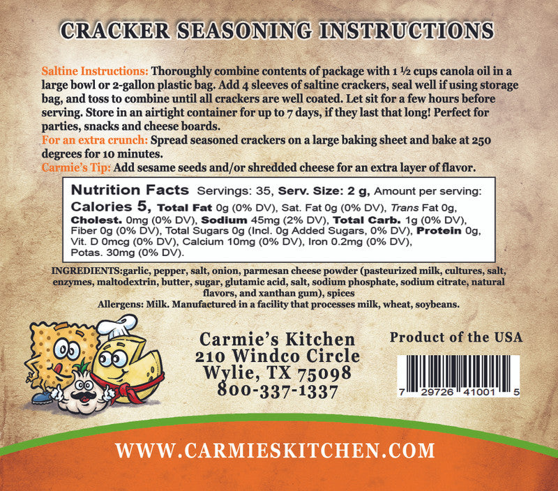 Cracker Seasonings
