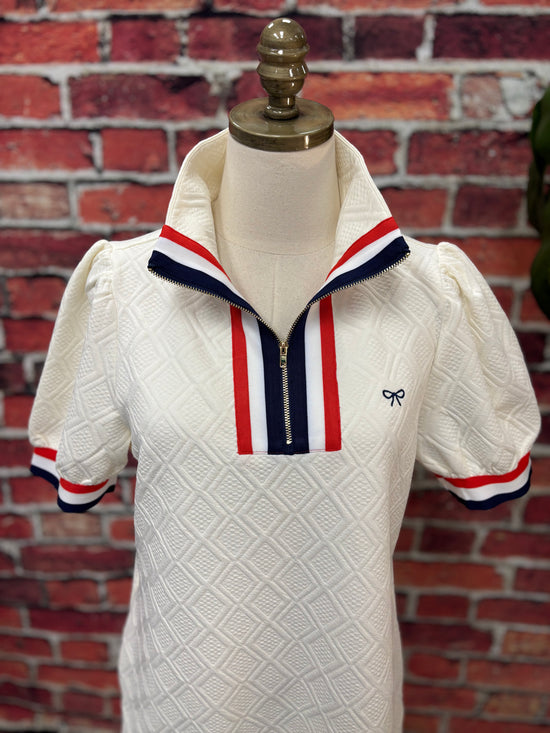 All-American Zip Collar Dress