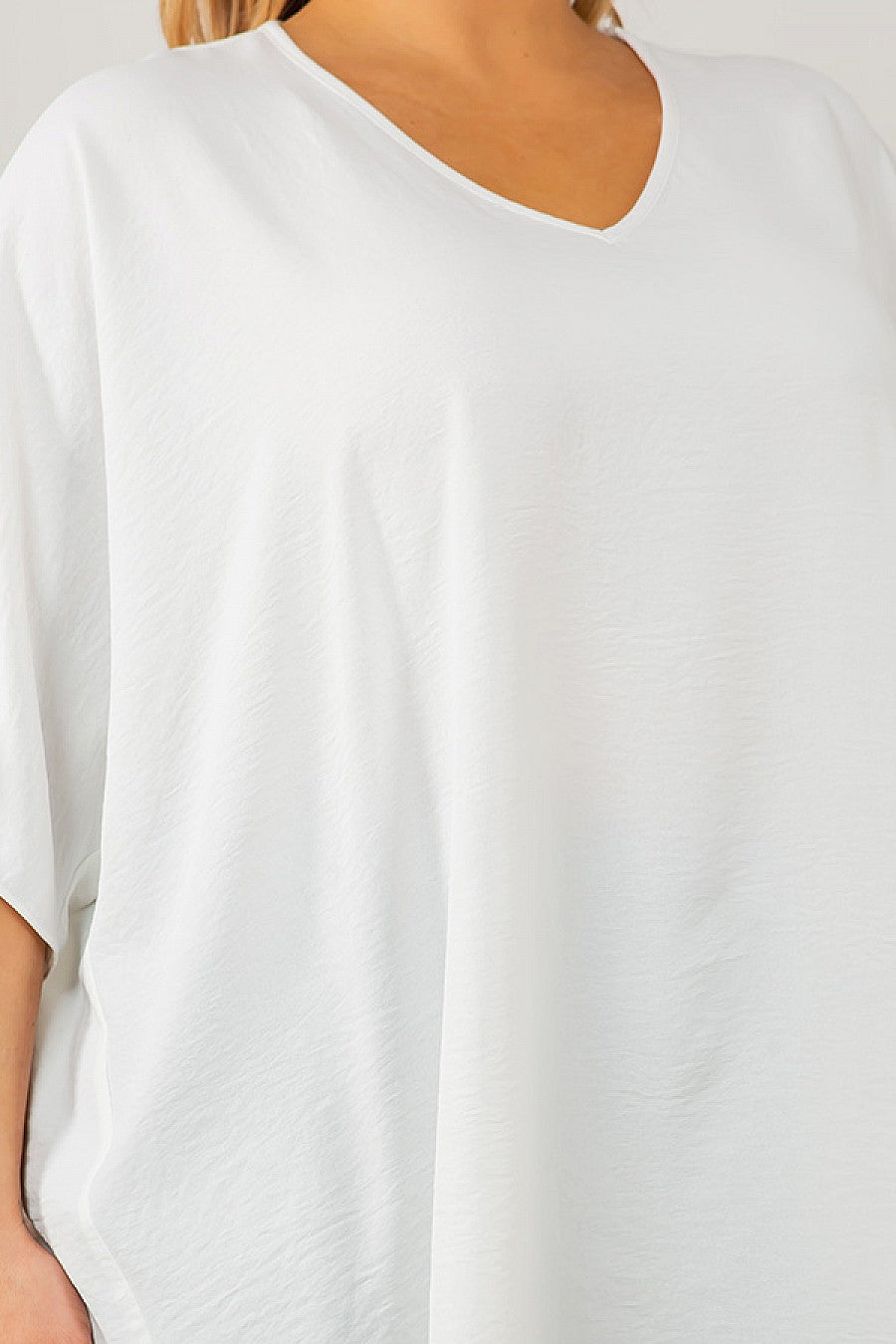 Easy Breeze V-Neck Oversized Top
