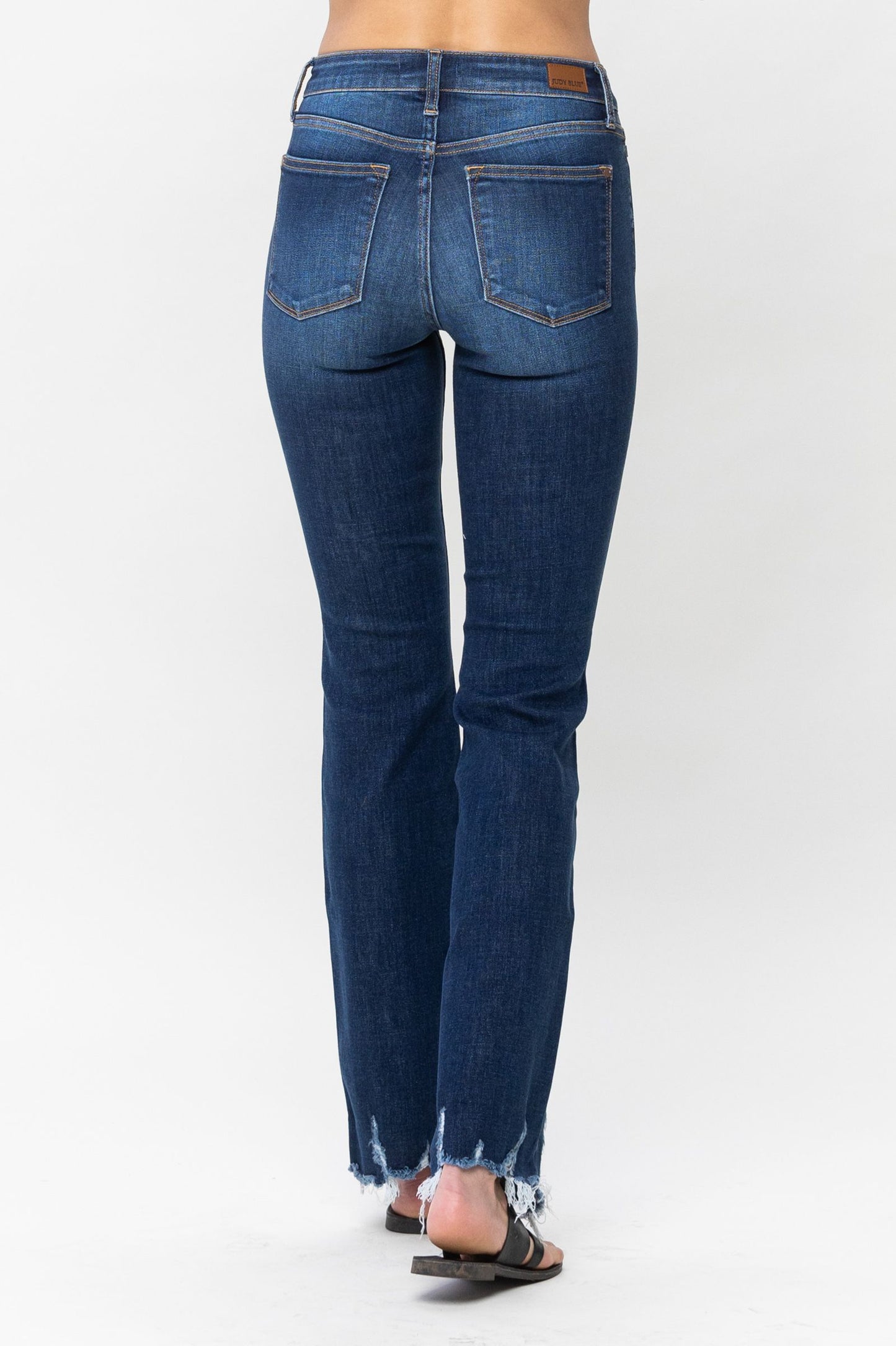 Judy Blue Mid-Rise Non Distressed Hem Bootcut *FINAL SALE*
