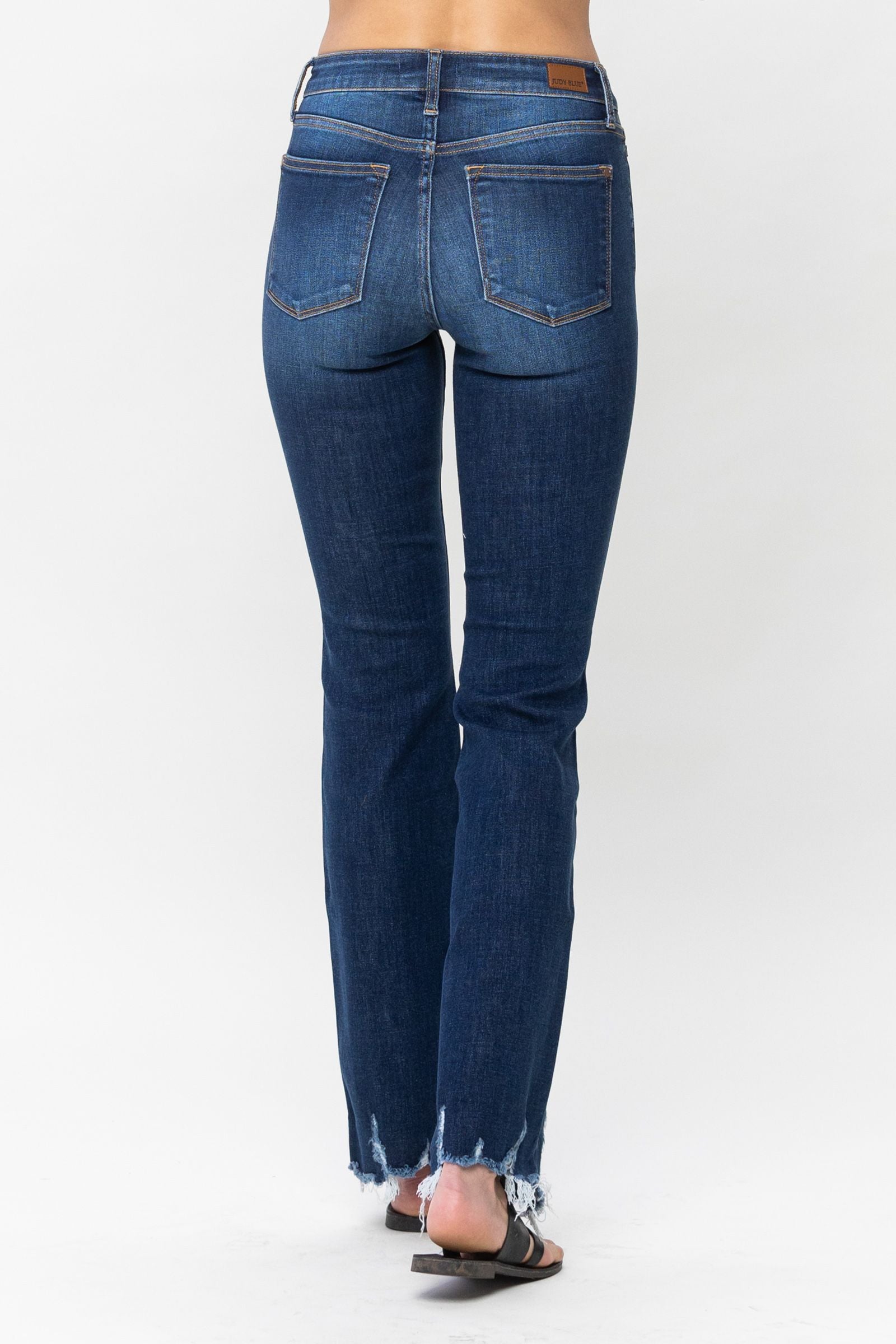 Judy Blue Mid-Rise Non Distressed Hem Bootcut *FINAL SALE*