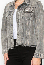 Load image into Gallery viewer, Denim Jacket With Sparkle Stones
