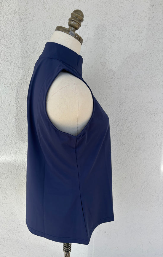 Lulu-B Sleeveless Zip Top