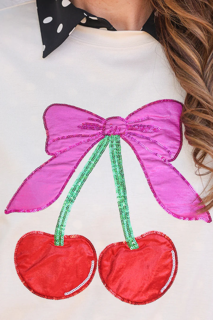 Cherry Luxe Swearshirt