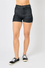Load image into Gallery viewer, Judy Blue High Waist Tummy Control Washed Black Shorts
