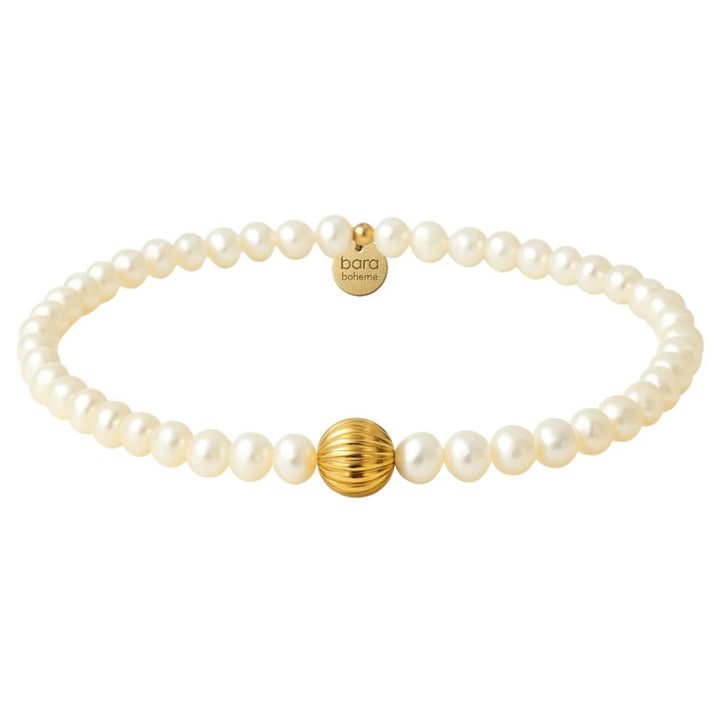 Isabella | Gold Filled Beaded Bracelet with Pearls