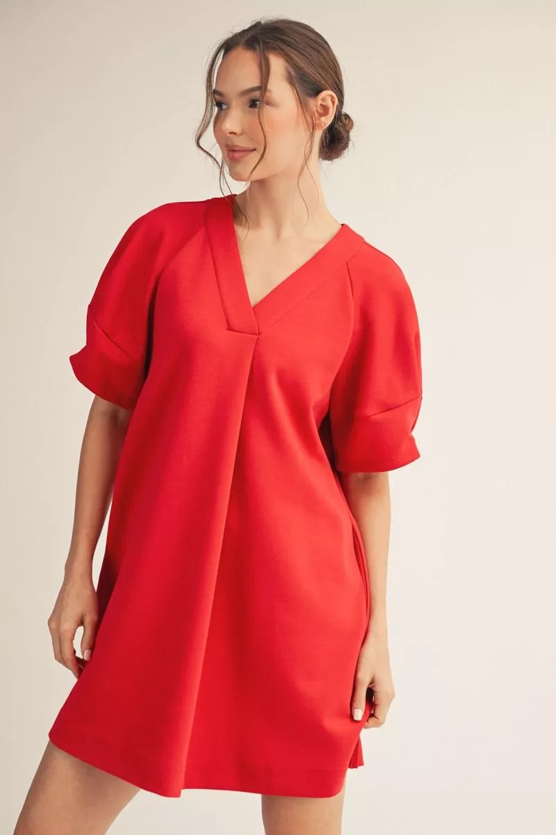 Easy Living V-Neck Dress