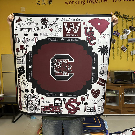 USC Gamecocks Mahjong Mat