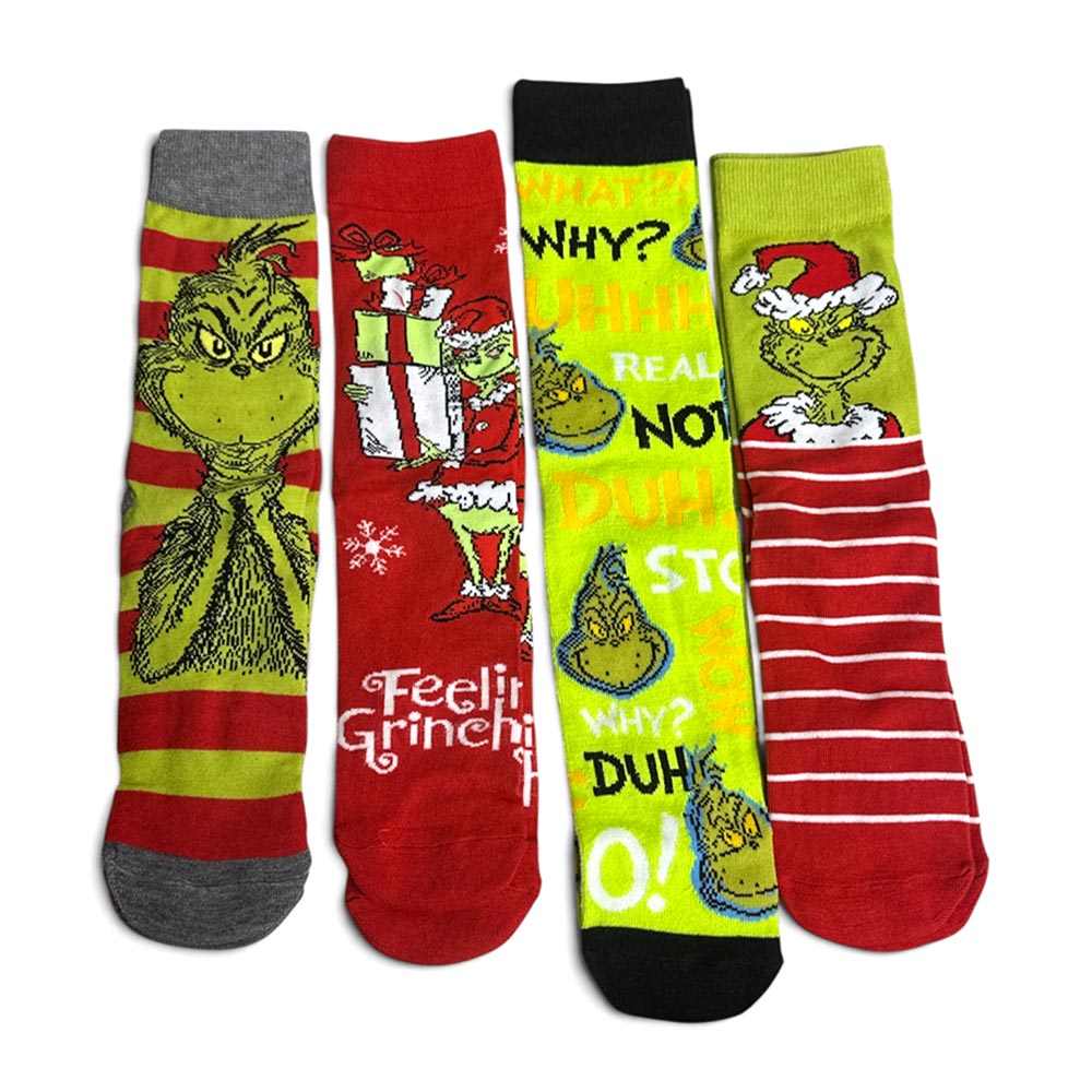 Grinch Socks