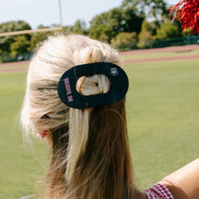 Load image into Gallery viewer, Flat Round Hair Clip | Large | Go Dawgs!
