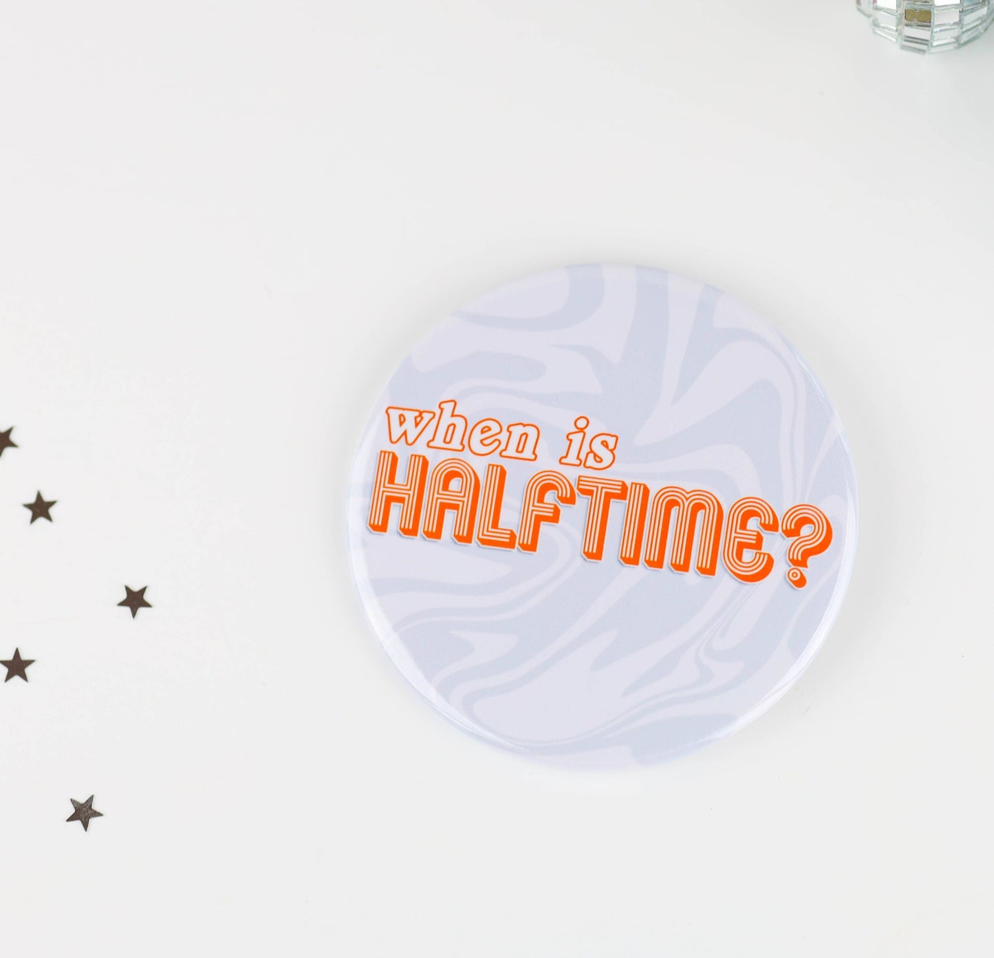 Orange Game Day  Buttons | Game Day Pins