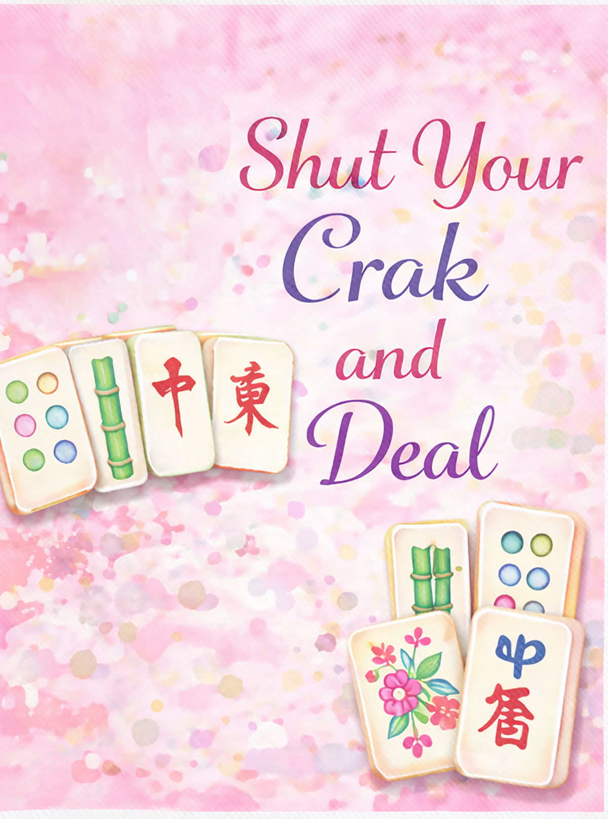Mahjong Decorative Towel