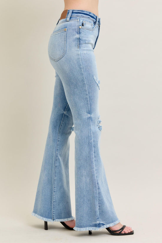 Judy Blue HW Flare W/ Shield Pockets