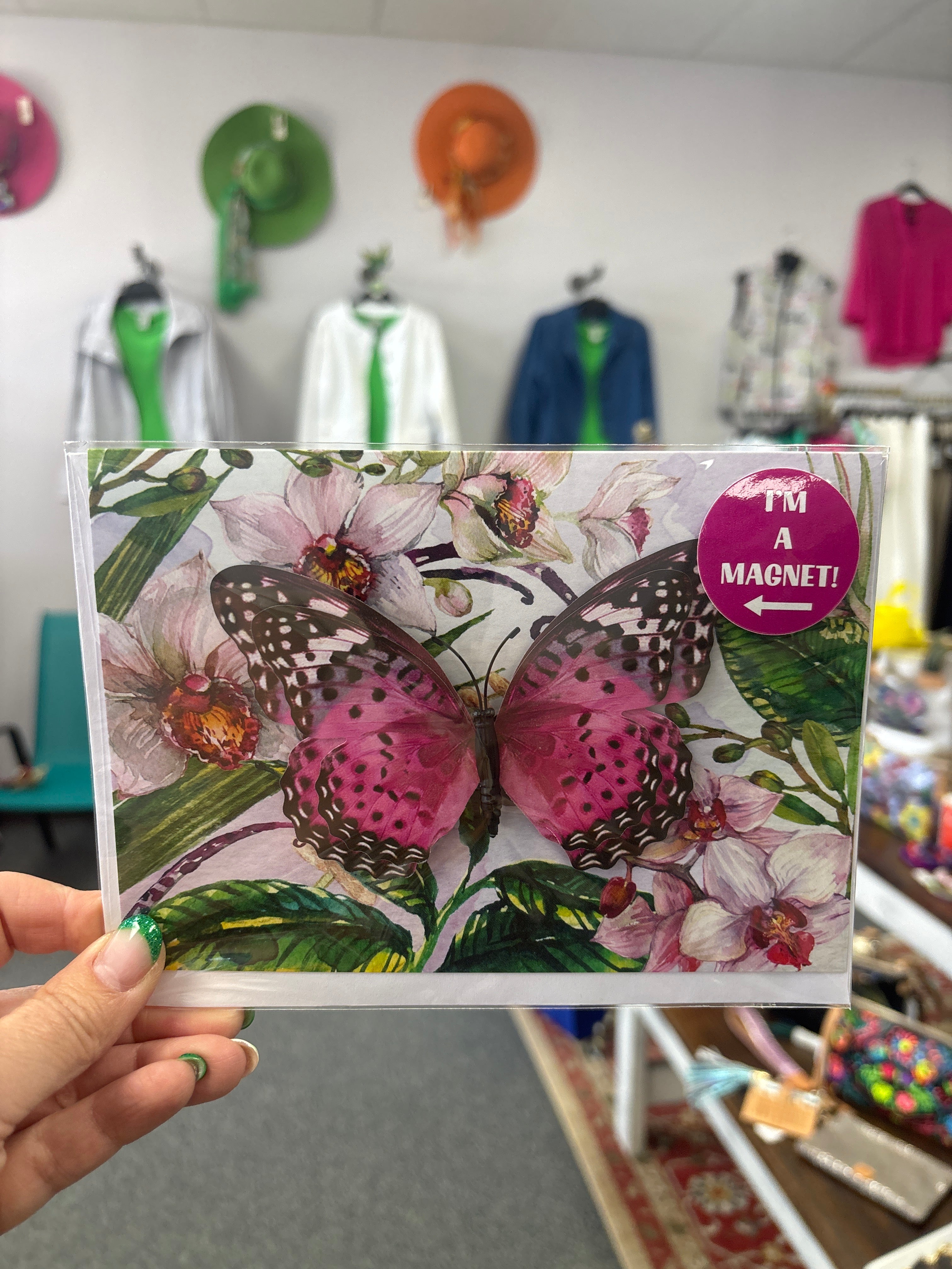 Magnet Butterfly Gift Card