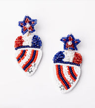 Load image into Gallery viewer, July4th Earrings *FINAL SALE*
