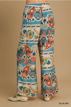 Load image into Gallery viewer, Wide Leg Border Print Pants
