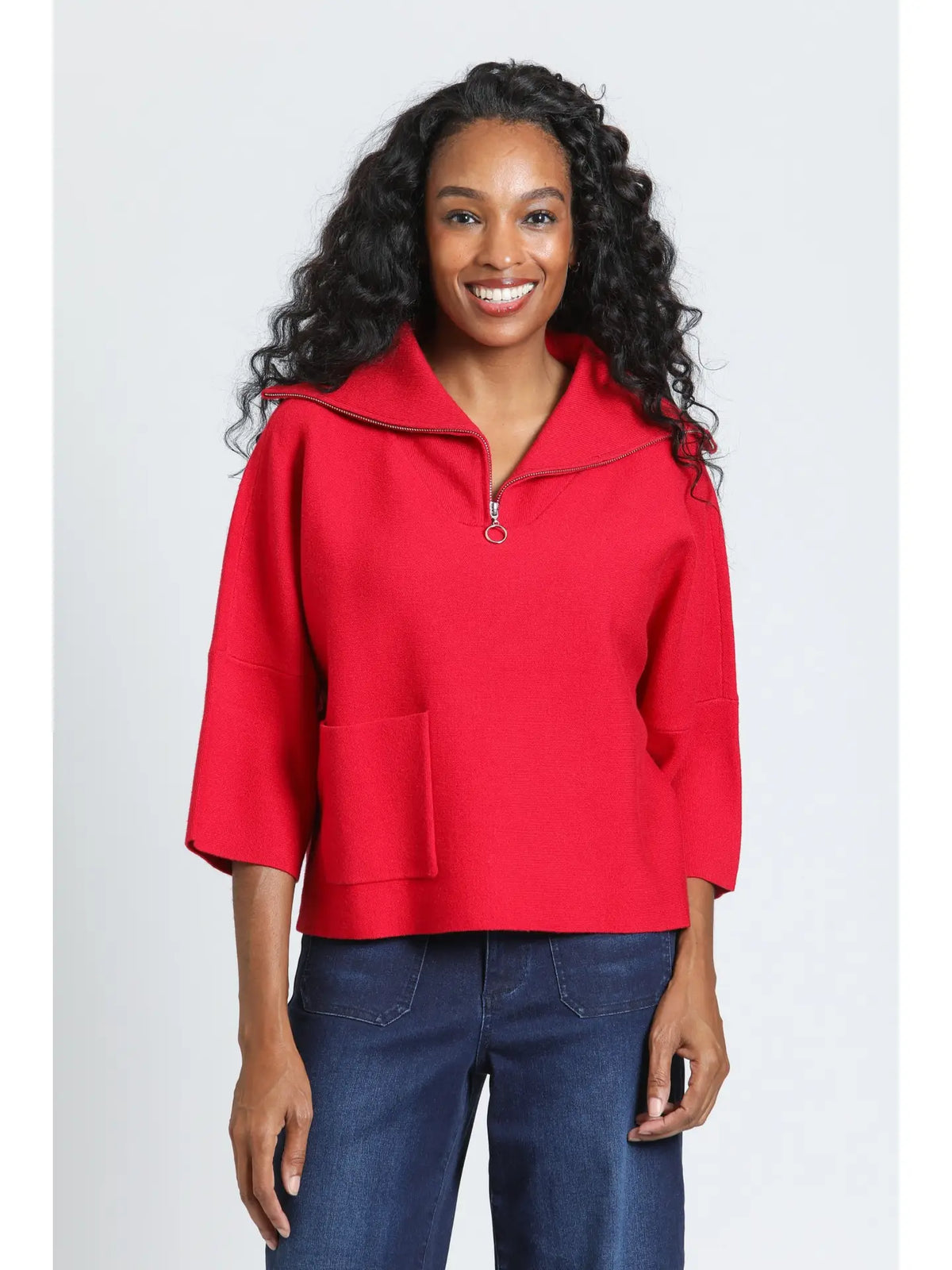 Sarah Half Zip Pull Over
