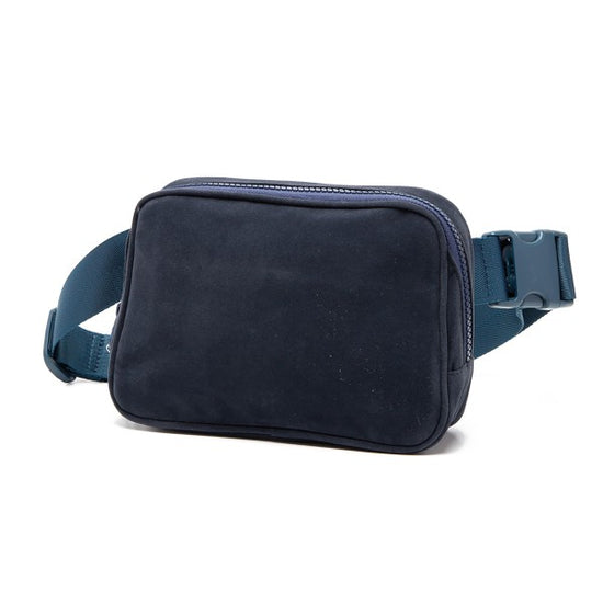 Faux Suede Sling Bag