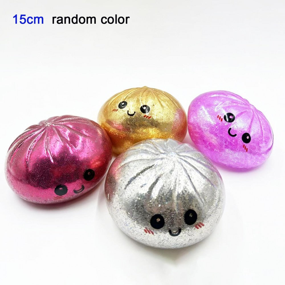 Giant Dumpling Glitter Squishy Surprise