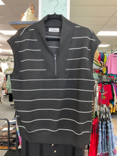 Load image into Gallery viewer, MODAL SCUBA STRIPE LUXE V-NECK SLEEVELESS TOP
