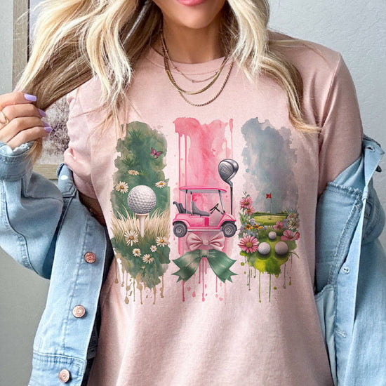 Golf Preppy Lilly Country Club Resort Graphic Tee