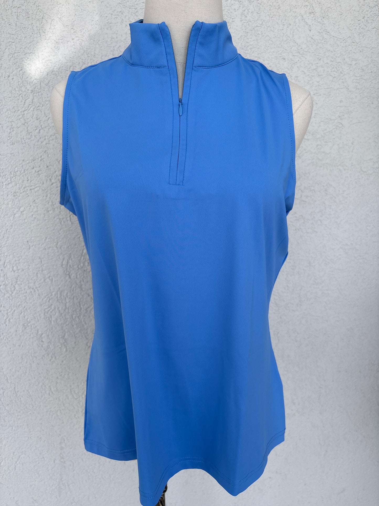 Lulu-B Sleeveless Zip Top