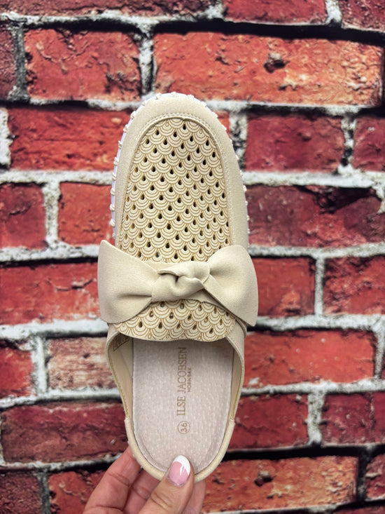Sand Bow Comfort Mule