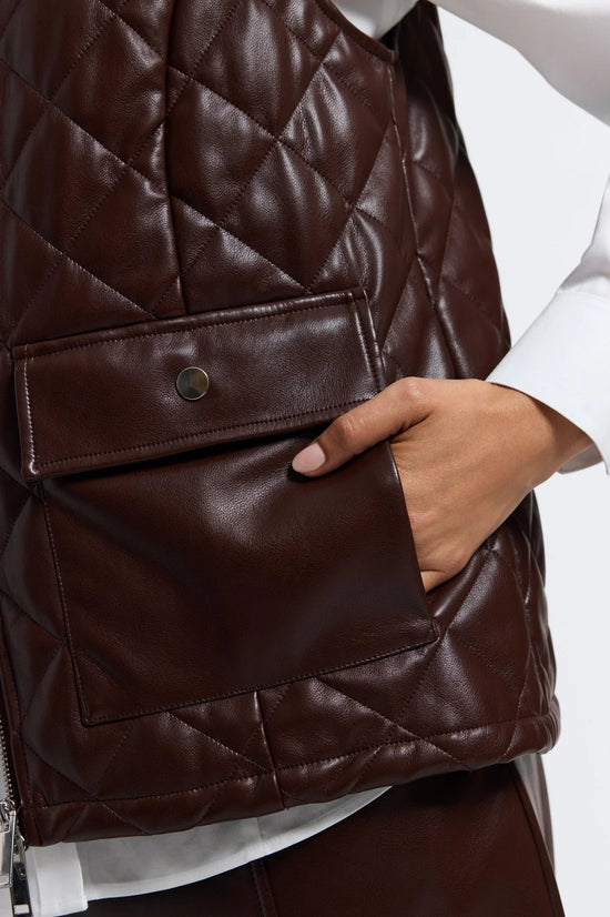 Billie Leather Vest *FINAL SALE*