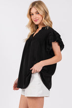 Load image into Gallery viewer, Airflow Ruffle Sleeve Blouse
