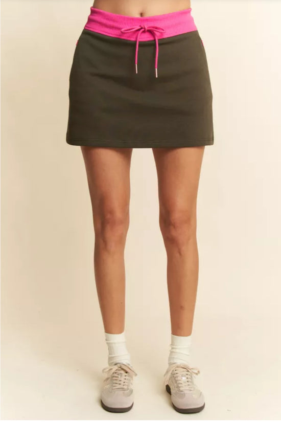 Two Tone Mini Skirt *FINAL SALE*