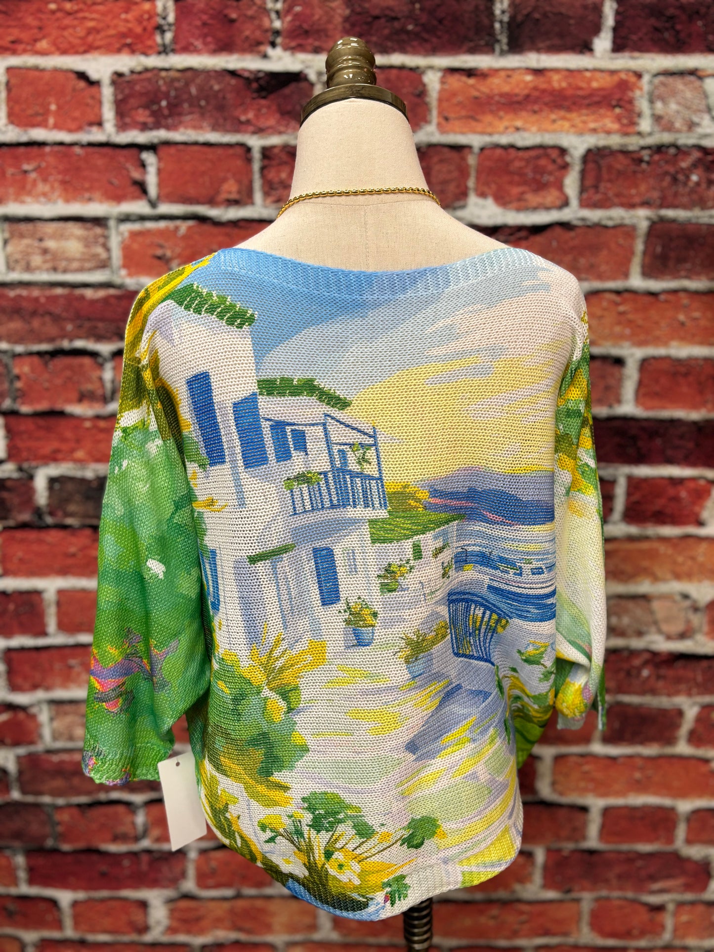 Made in Italy Artistic Lightweight Sweater