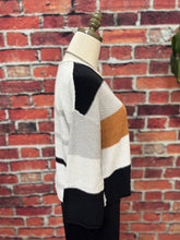 Load image into Gallery viewer, Modern Luxe Silk Blend Colorblock Knit
