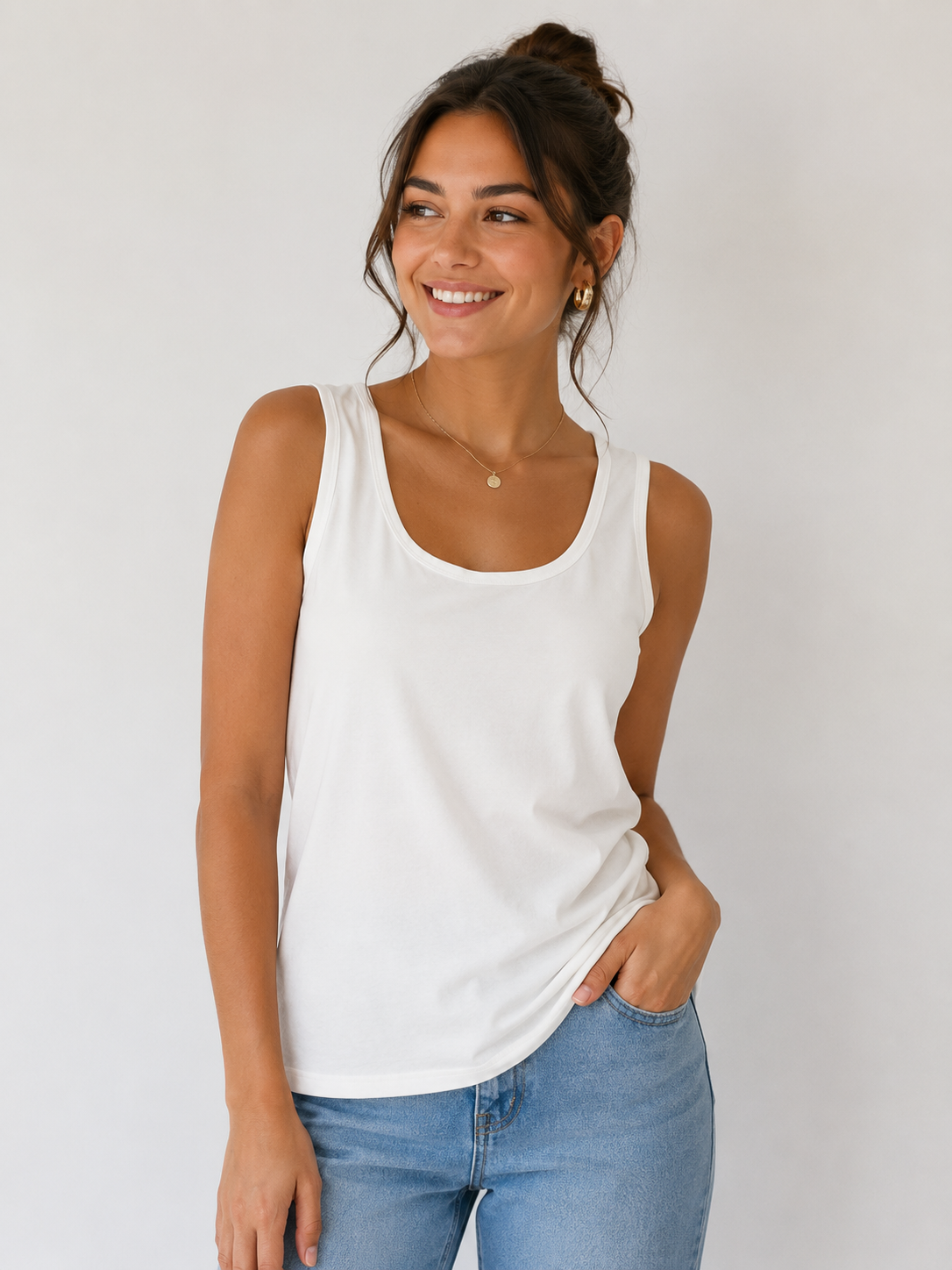 How Far To Go Double Layer Tank Top