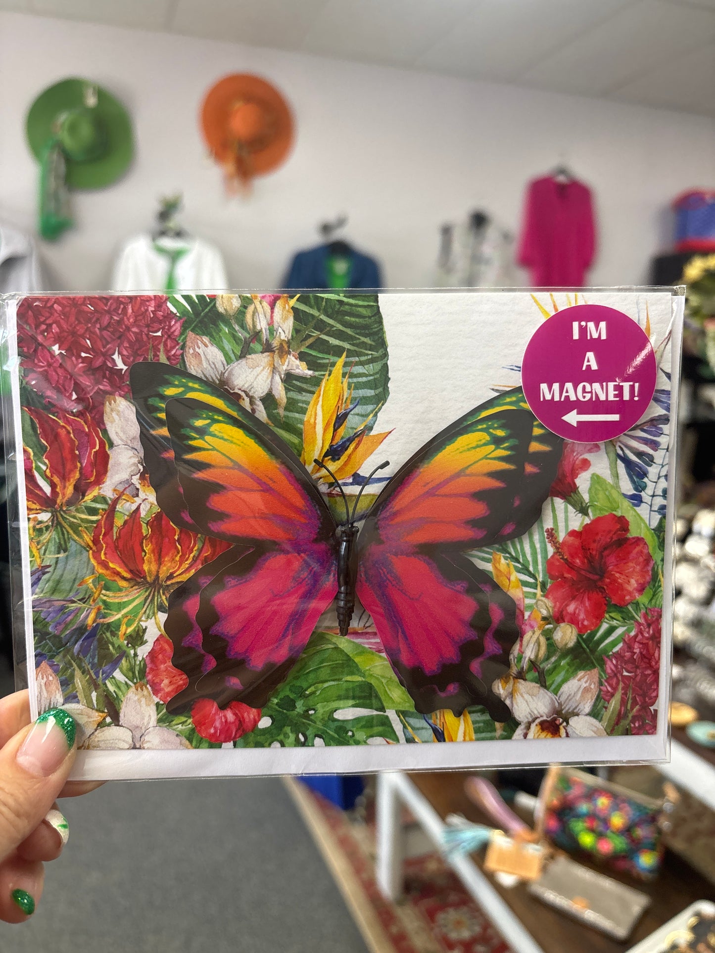 Magnet Butterfly Gift Card