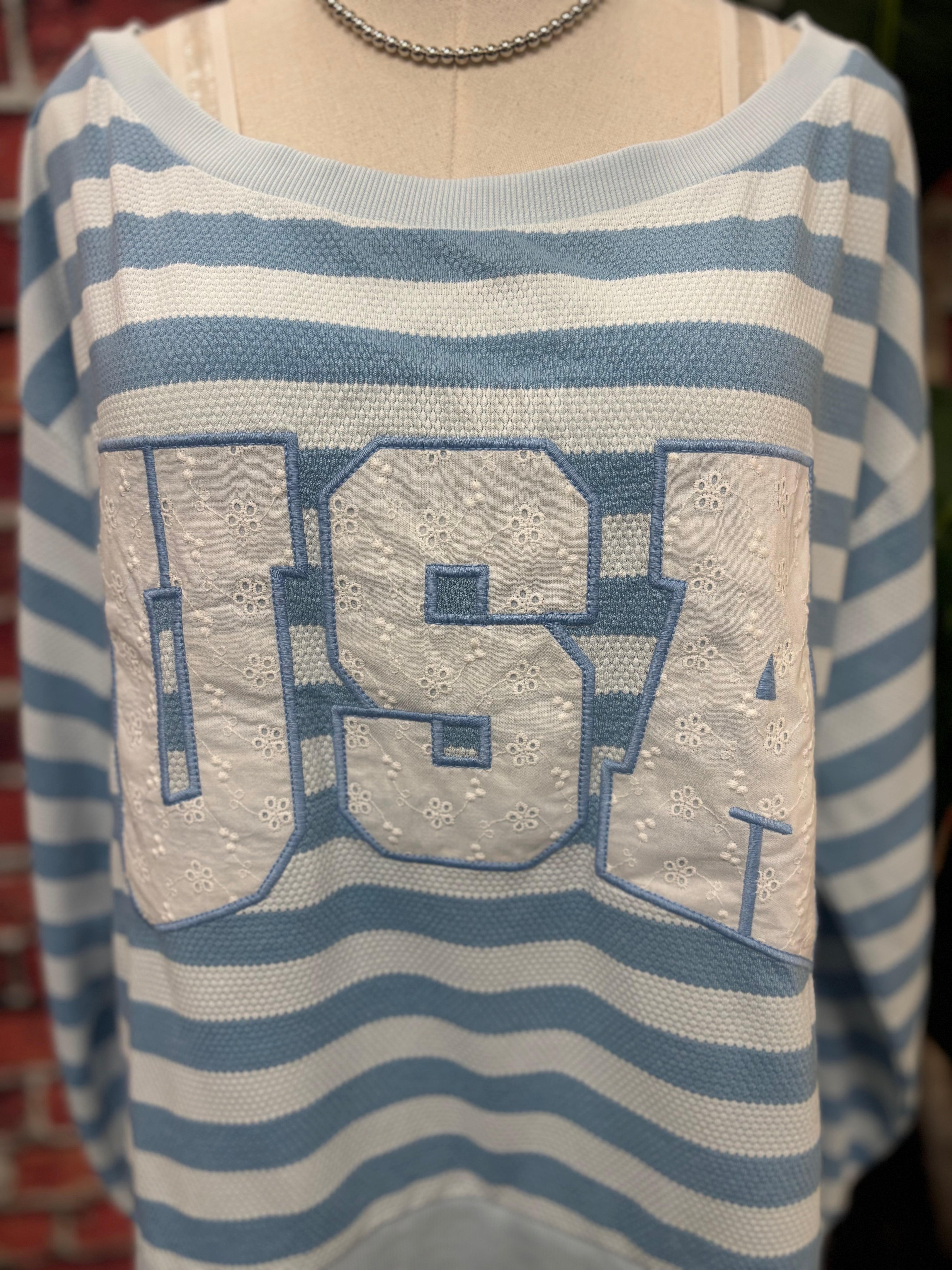 Coastal USA Stripe Lounge Top