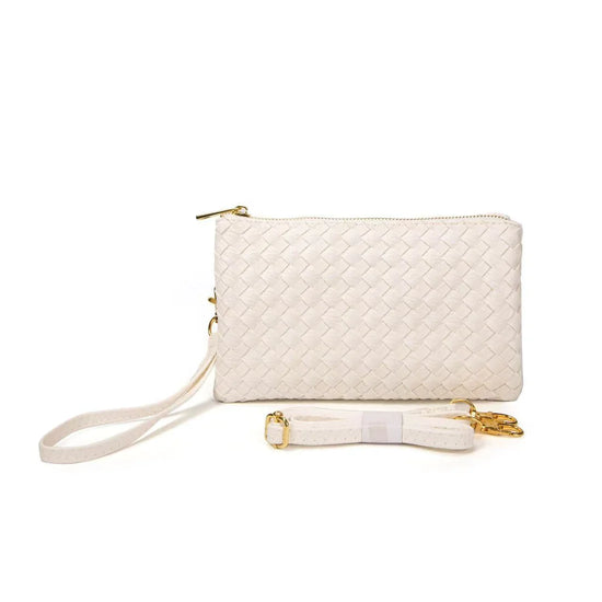 Kathy Woven 3 Compartment Handbag