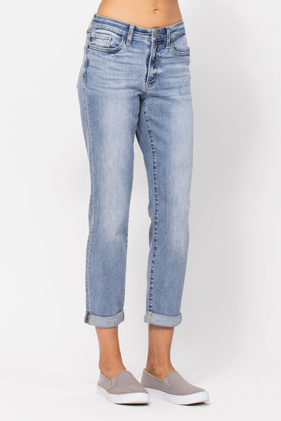 Judy Blue Core Midrise Bleach Wash Boyfriend *FINAL SALE*