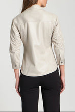 Load image into Gallery viewer, Vegan Leather Shirt Jacket
