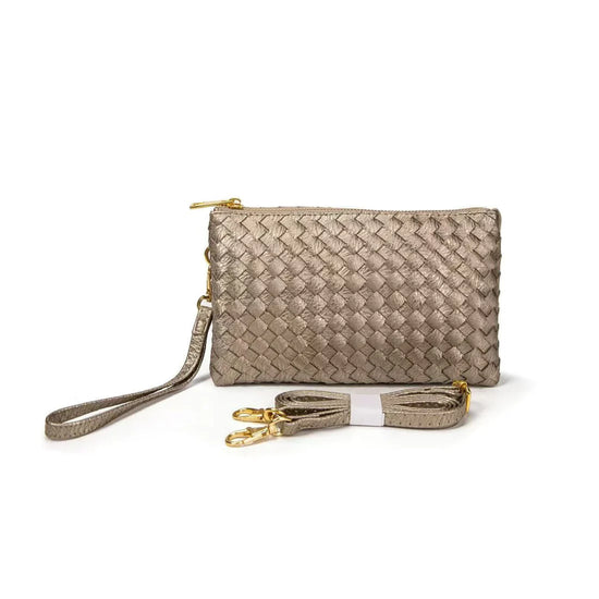 Kathy Woven 3 Compartment Handbag