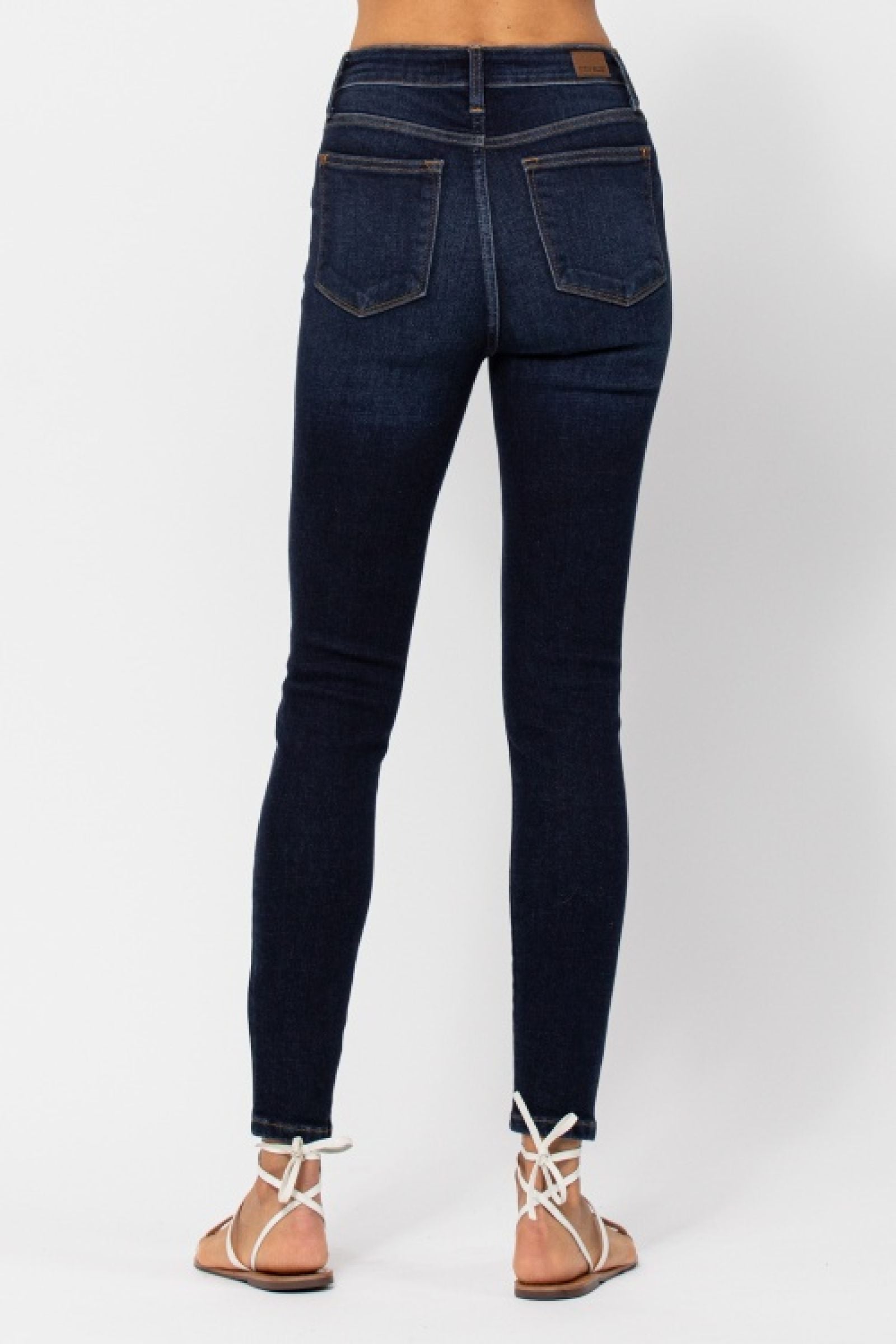 Judy Blue HIGH-WAIST SKINNY WITH HANDSANDING *FINAL SALE*