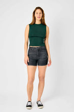 Load image into Gallery viewer, Judy Blue High Waist Tummy Control Washed Black Shorts
