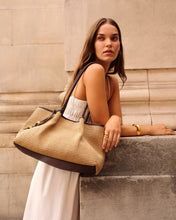 Load image into Gallery viewer, Nova Raffia Small Shoulder Tote

