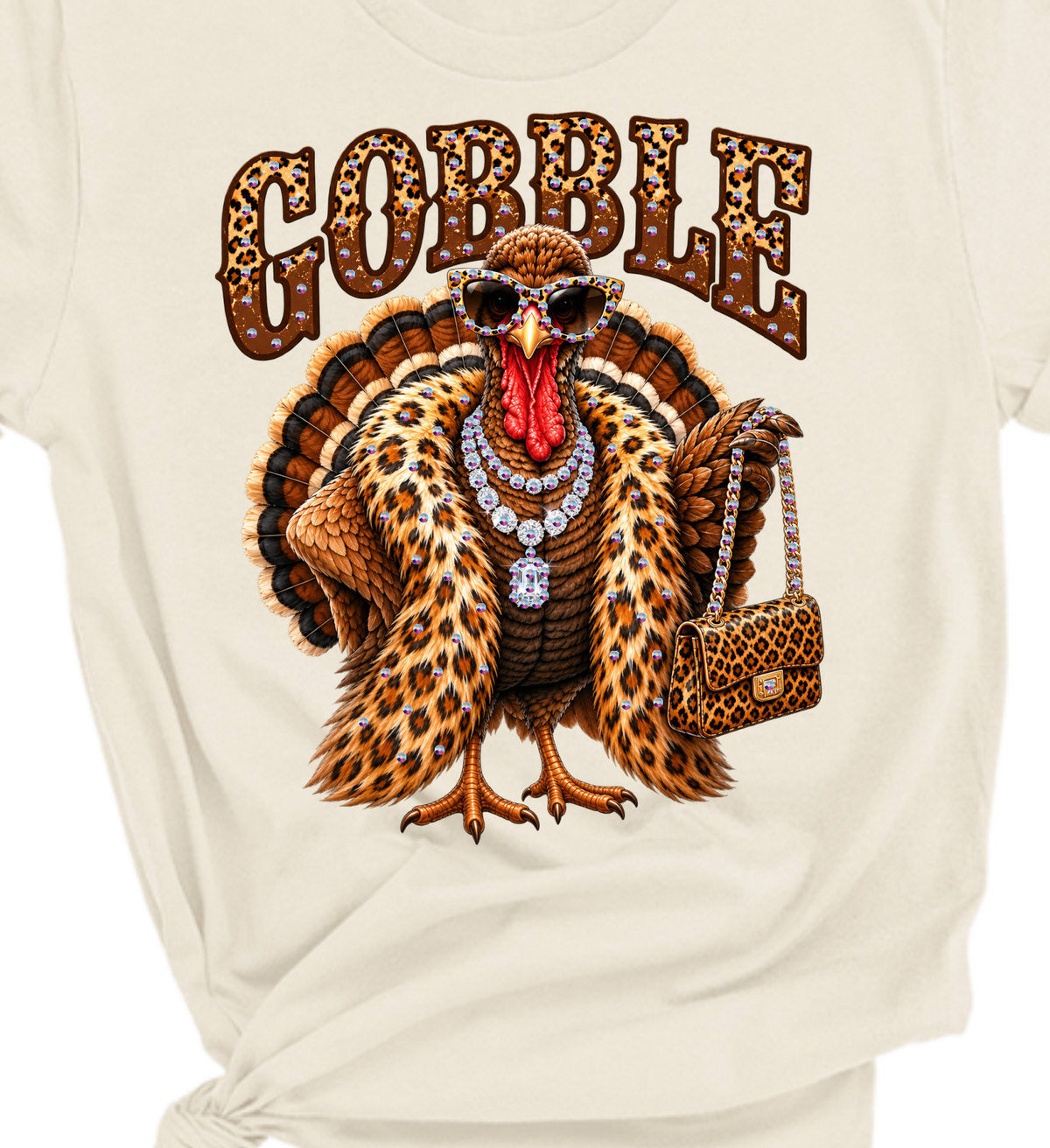Turkey Glam Rhinestone Tee