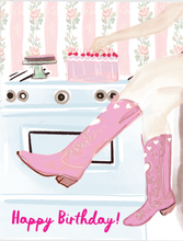 Load image into Gallery viewer, Happy Birthday Cowgirl- Note Card
