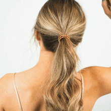 Load image into Gallery viewer, Spiral Hair Coils | Large | Millennial Pink Hair Ties
