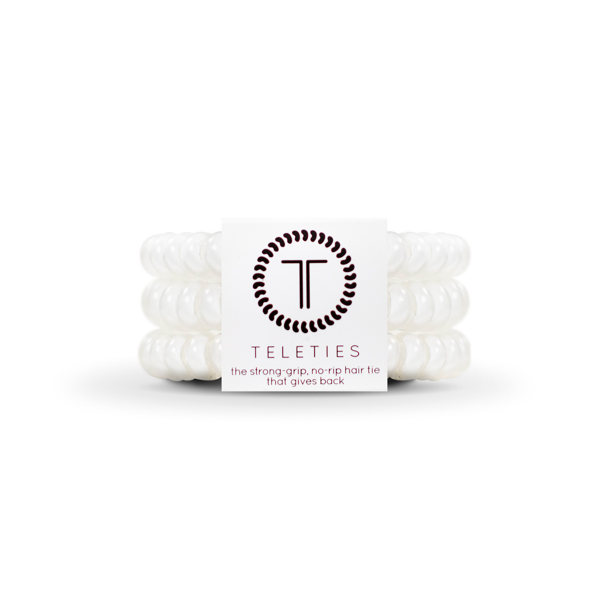 Spiral Hair Coils | Small | Coconut White Hair Ties