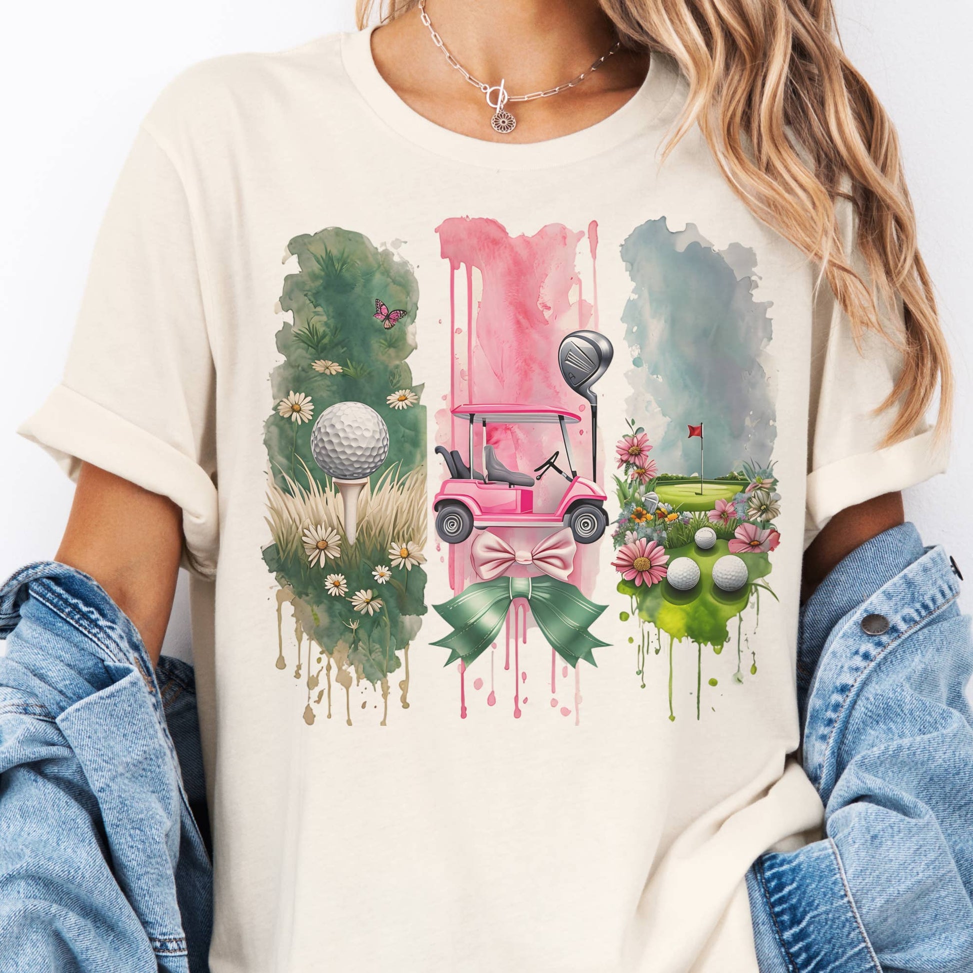Golf Preppy Lilly Country Club Resort Graphic Tee
