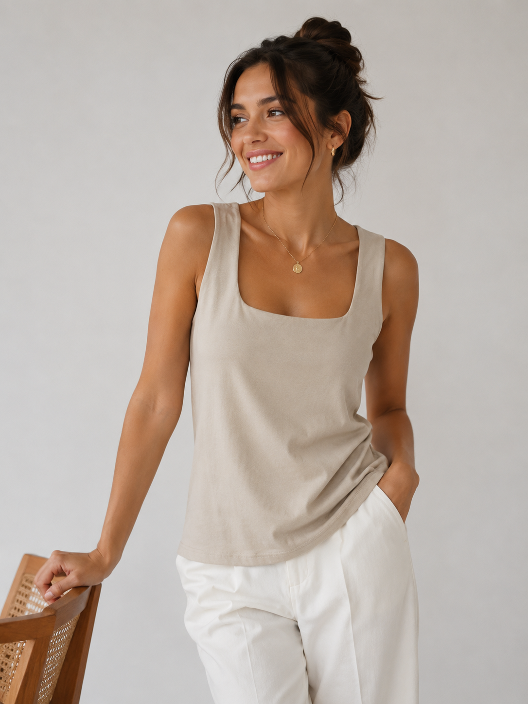How Far To Go Double Layer Tank Top